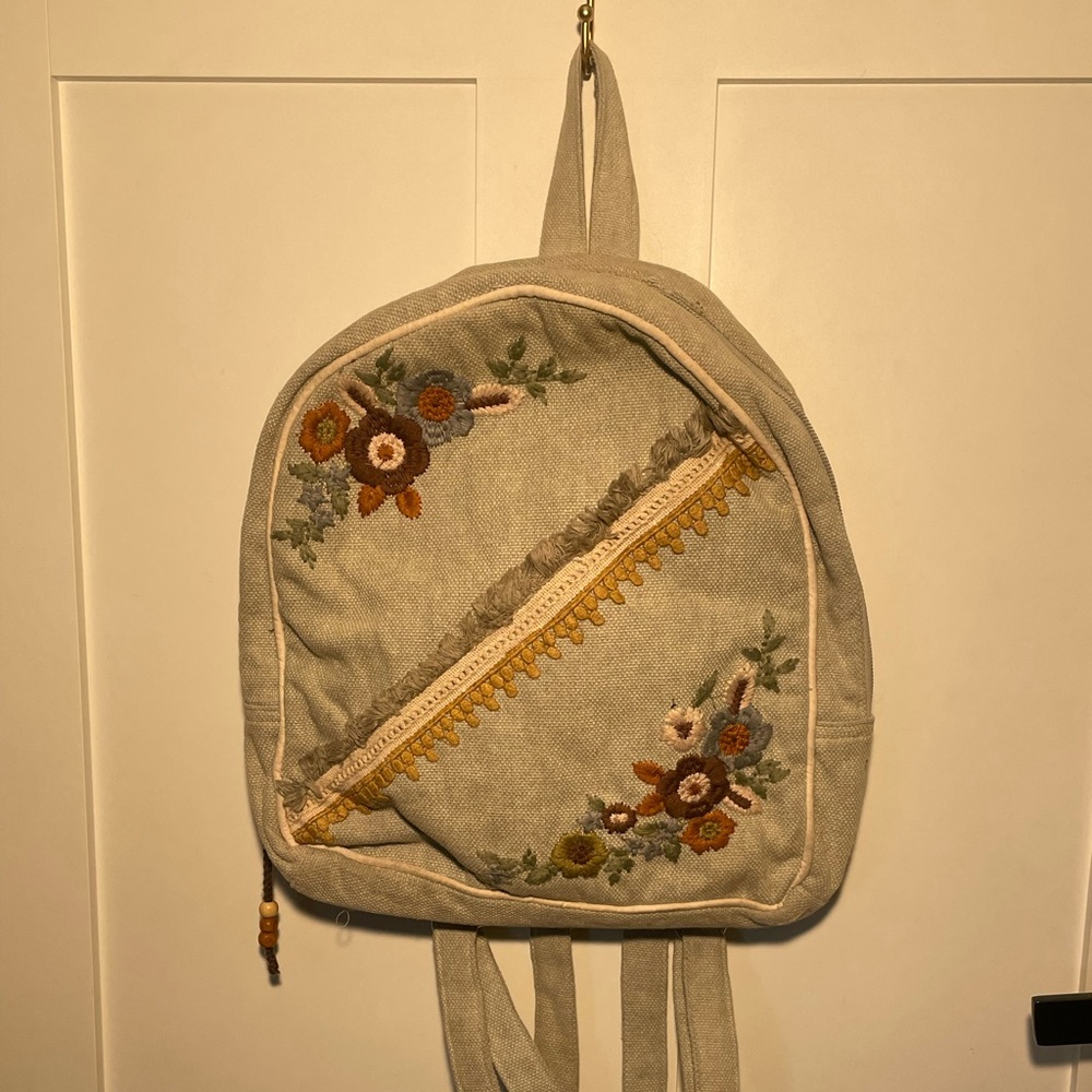 Embroidered Mini Backpack - Picture 2 of 7